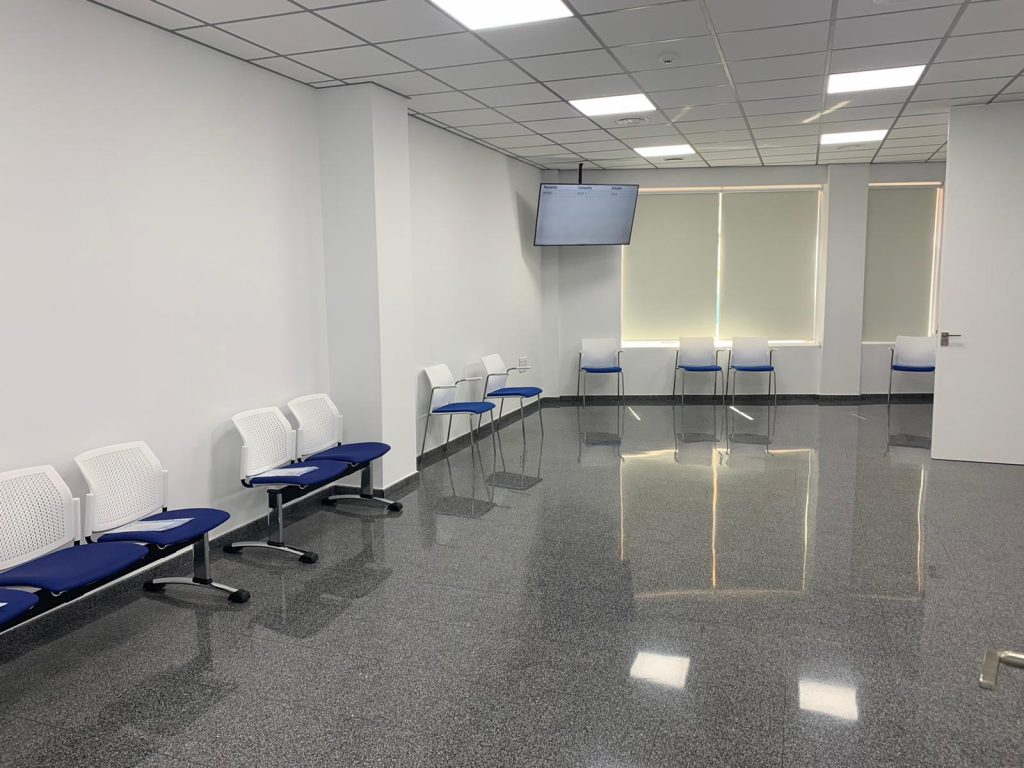 sala de espera hospital de día